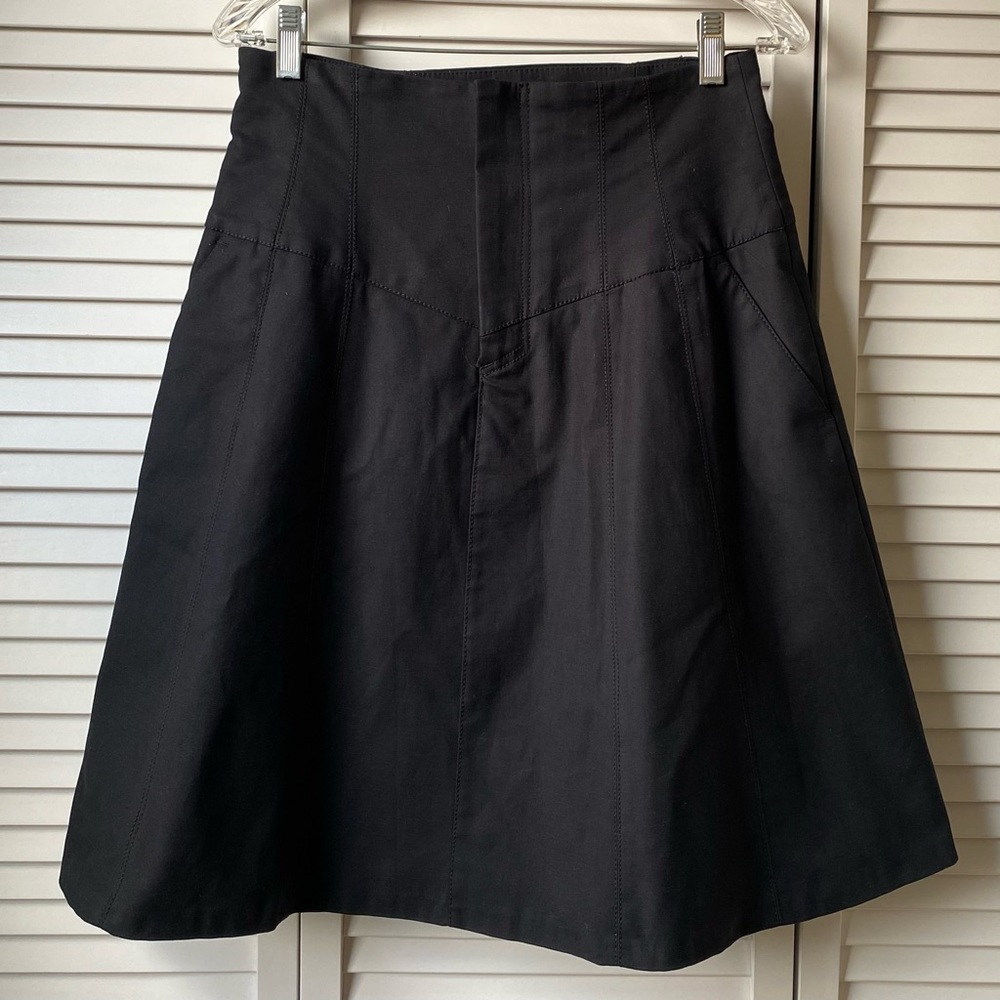 Zara Women’s A Line Black Flare Skirt Size L